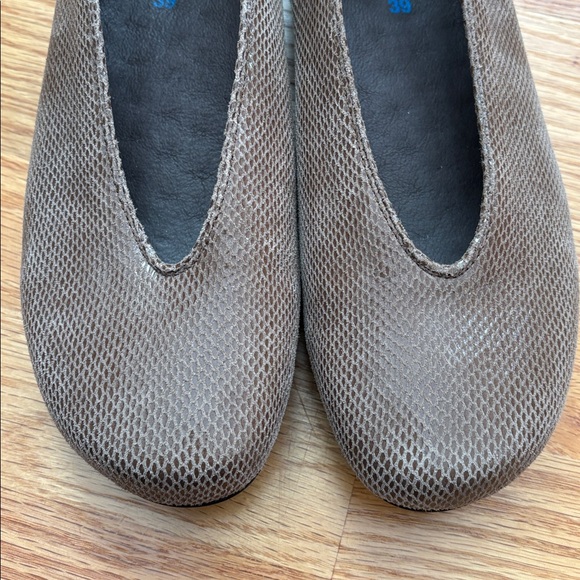 Wolky 359 Taupe Snakeskin Embossed Ballet Flats Comfort Size EU 39 US 8-8.5 - Picture 9 of 9